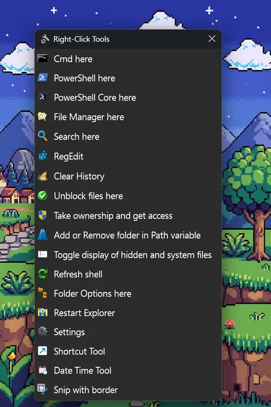 RightClickTools free