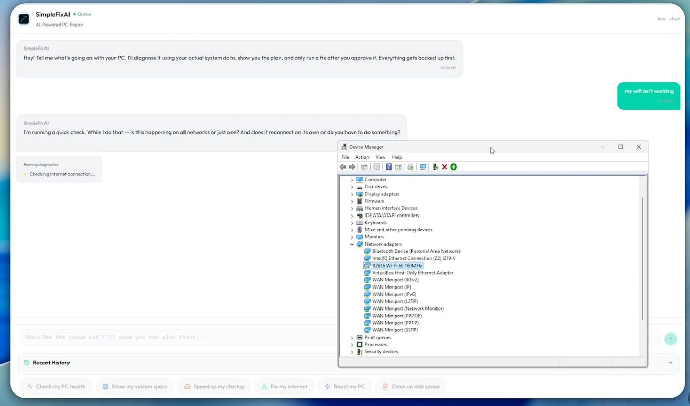 SimpleFixAI 
