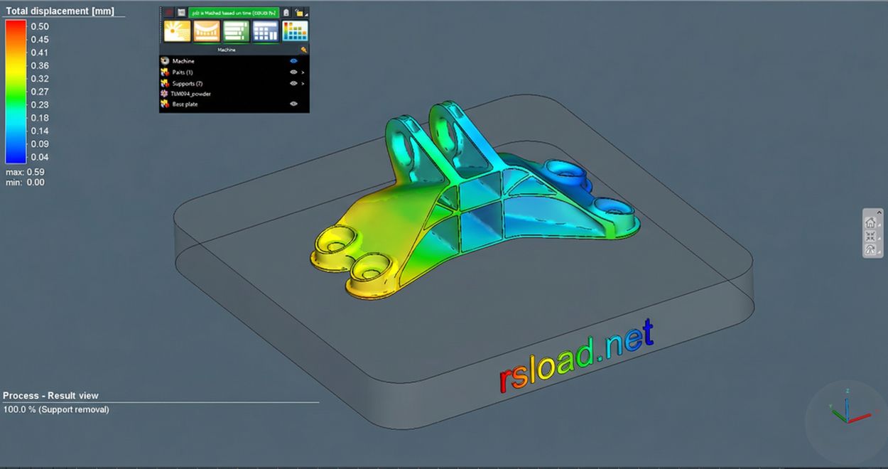 MSC Simufact Additive + crack