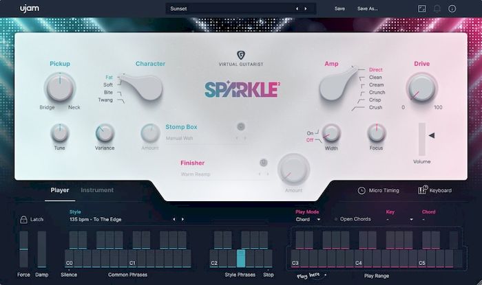 Скачать UJAM Virtual Guitarist SPARKLE 2 2.1.0 + Crack Бесплатно