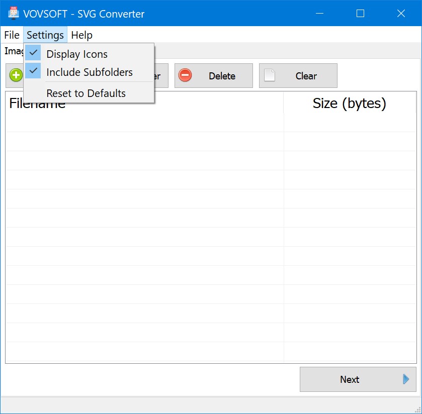 VovSoft SVG Converter 