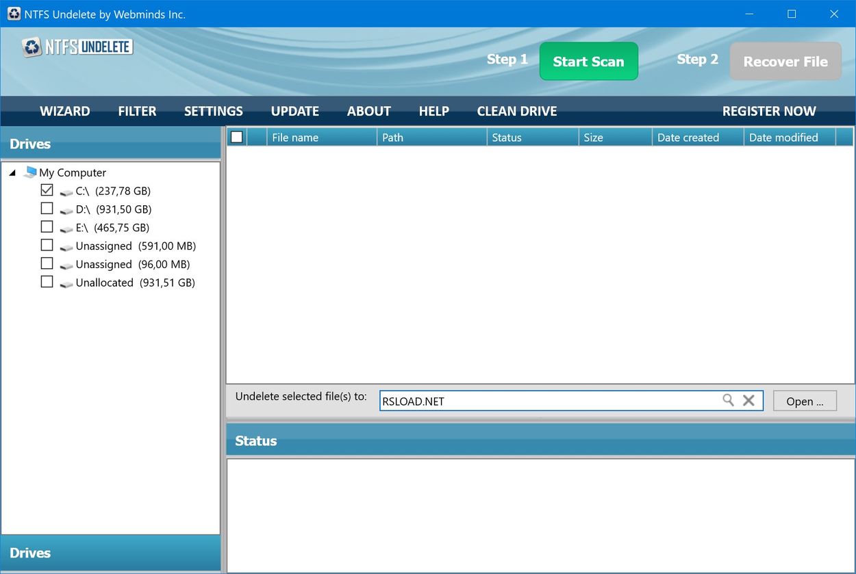 WebMinds NTFS Undelete + crack