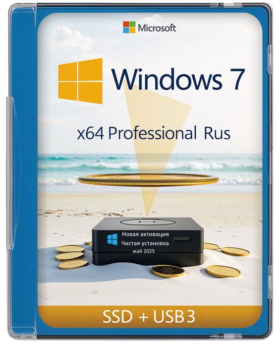 Windows 7 SP1 x64 Pro образ на Русском с установочными драйверами и новым активатором