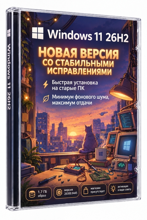 Windows 11 26H2 Pro 26300.9445 Ru