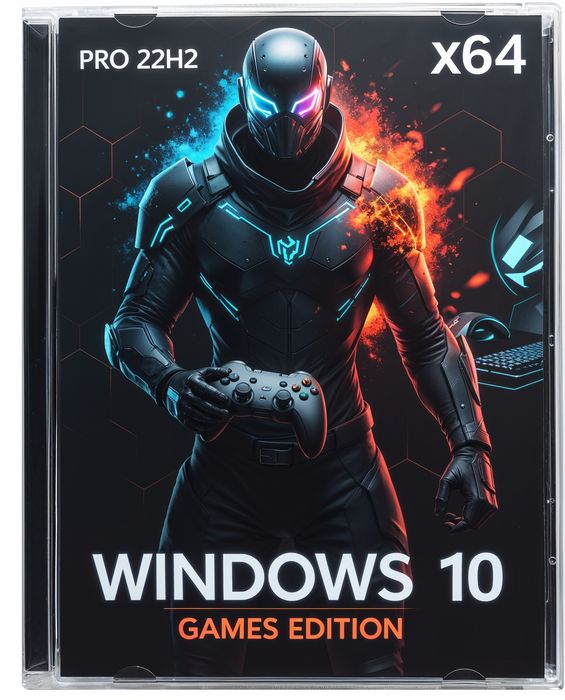 Сборка Виндовс 10 22H2 x64 Pro для игр и работы на любых ПК