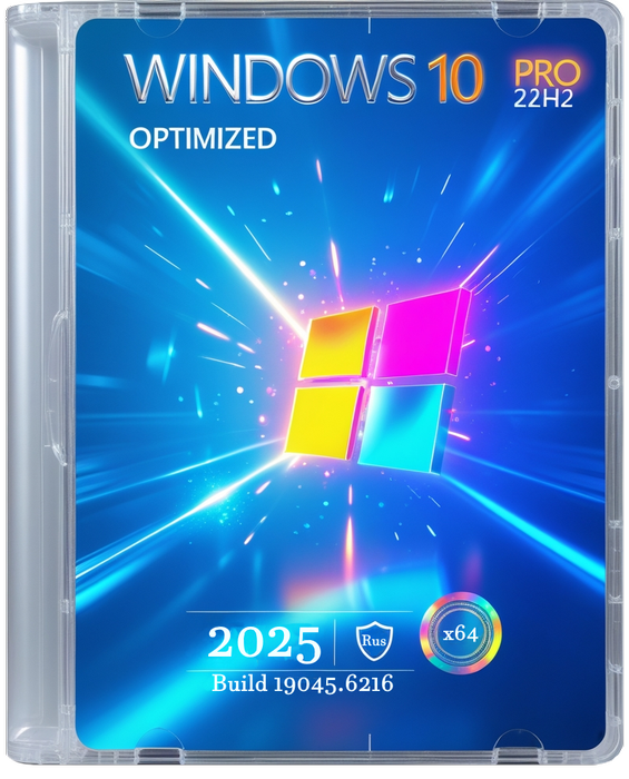 Настроенная Windows 10 22H2 Pro легкий iso без телеметрии и хлама - 19045.6216