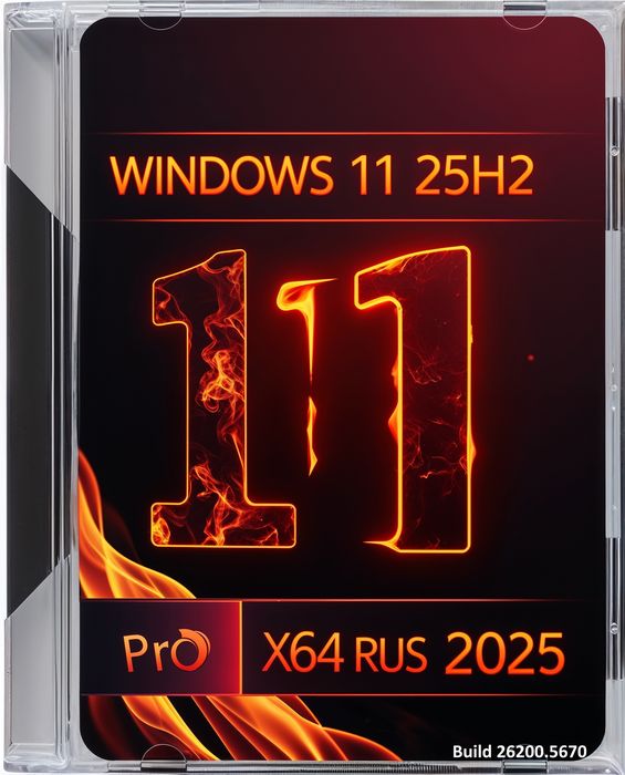 Windows 11 25H2 Pro x64 iso 26200.5670   -  