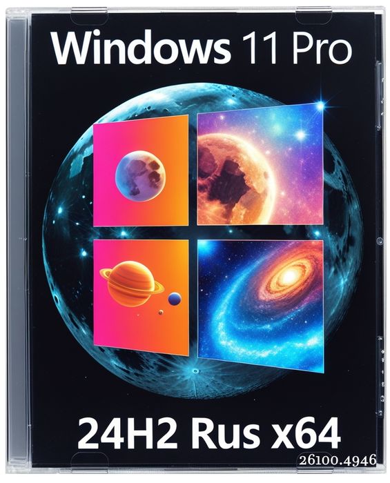 Windows 11 Pro 24H2 Lite сборка без TPM и телеметрии - iso 26100.4946 Ru/En