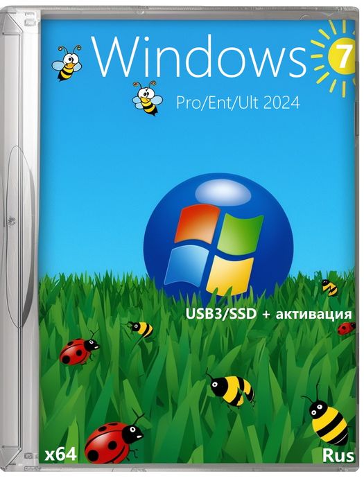 Windows 7 Pro    64 bit 7601    -  2024