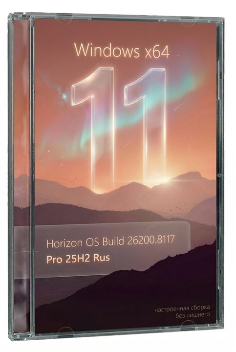 Windows 11 Pro 25H2 64-bit Horizon OS Rus