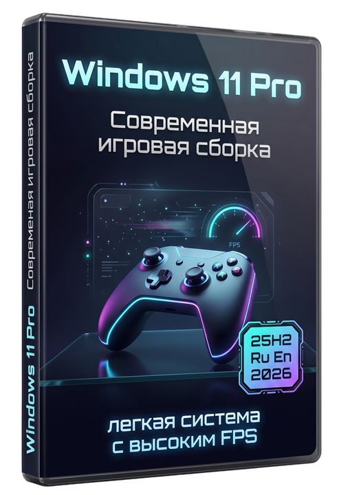 Современная игровая Windows 11 Pro 25H2 iso 64 бит