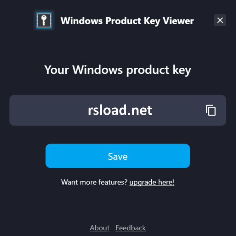 Ashampoo Windows Product Key Viewer8288; 