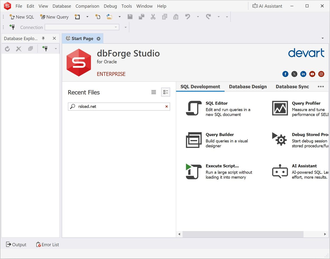 dbForge Studio for Oracle Enterprise + crack