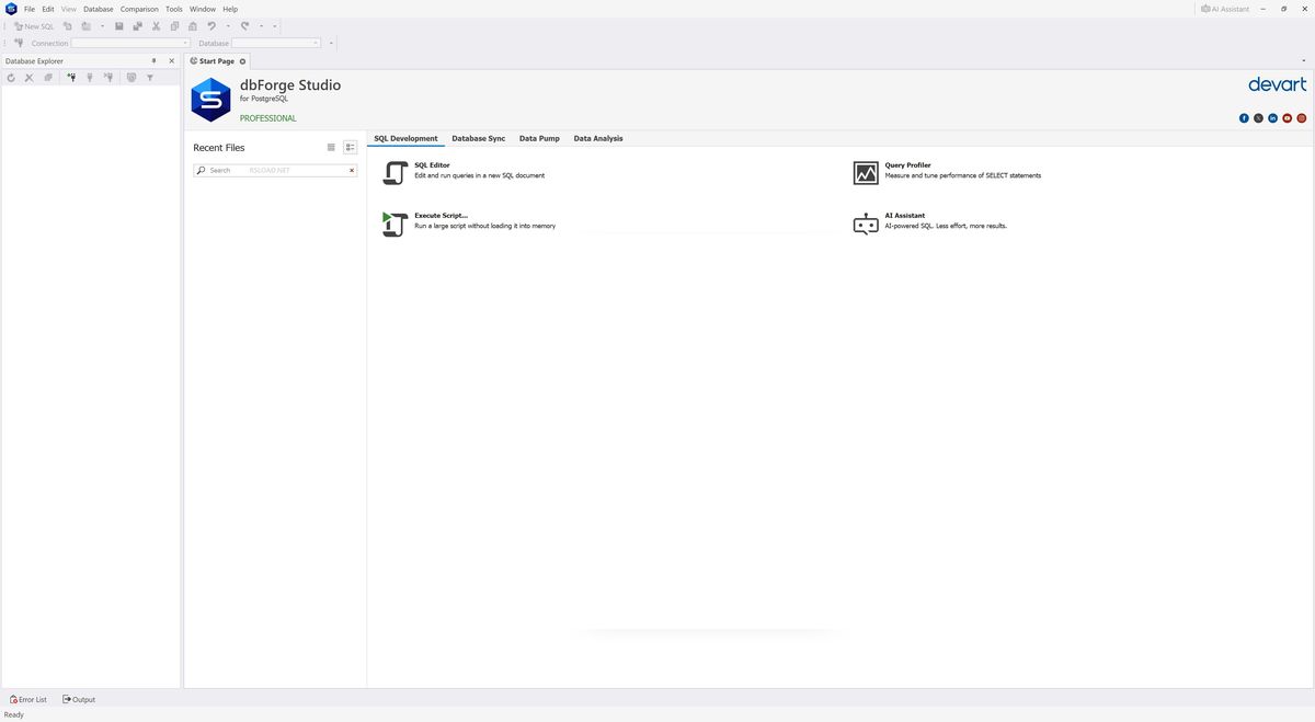 dbForge Studio для PostgreSQL + crack