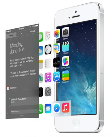 Дизайн новой ОС для iPhone и iPad 